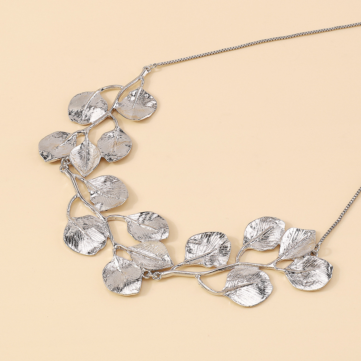 Vintage Fig Leaf Necklace