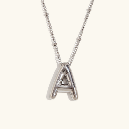 Personalized Gold Ball d'Or Initial Necklace