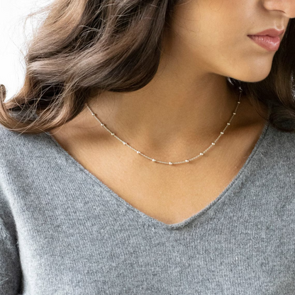 Gold Elegant Satellite Choker Necklace