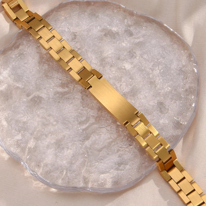 Elegant High-Resilience CZ Chain Bracelet