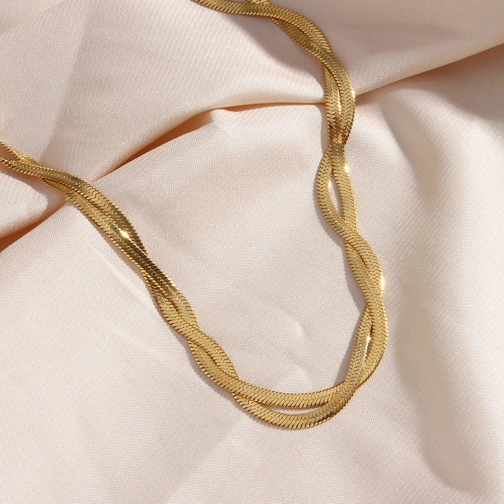 Modern Minimalist Chain Jewelry Set