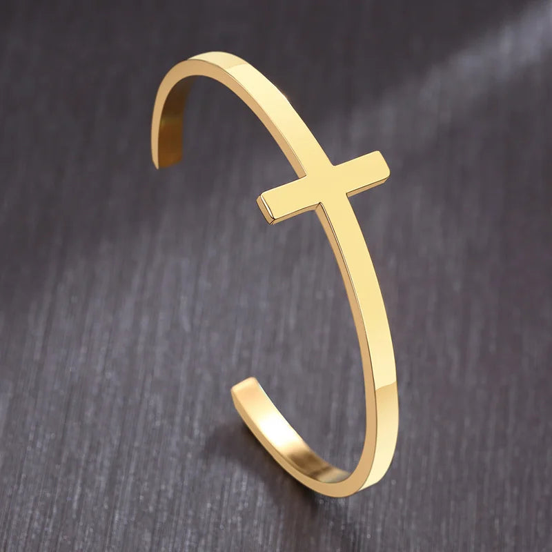 Signature Cross Cuff Bracelet