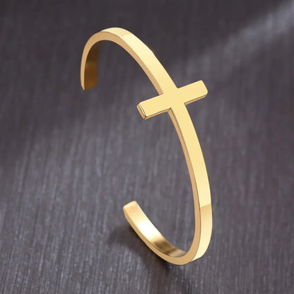 Signature Cross Cuff Bracelet