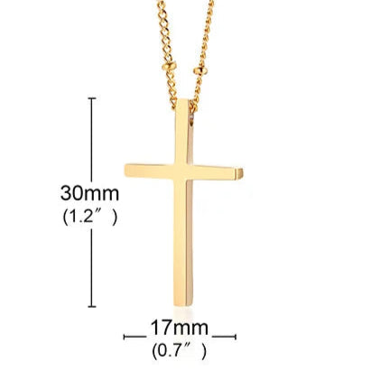 Classic Cross Pendant Necklace