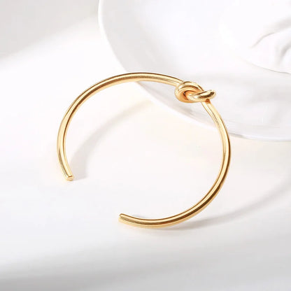 Knot Open Cuff Bangle