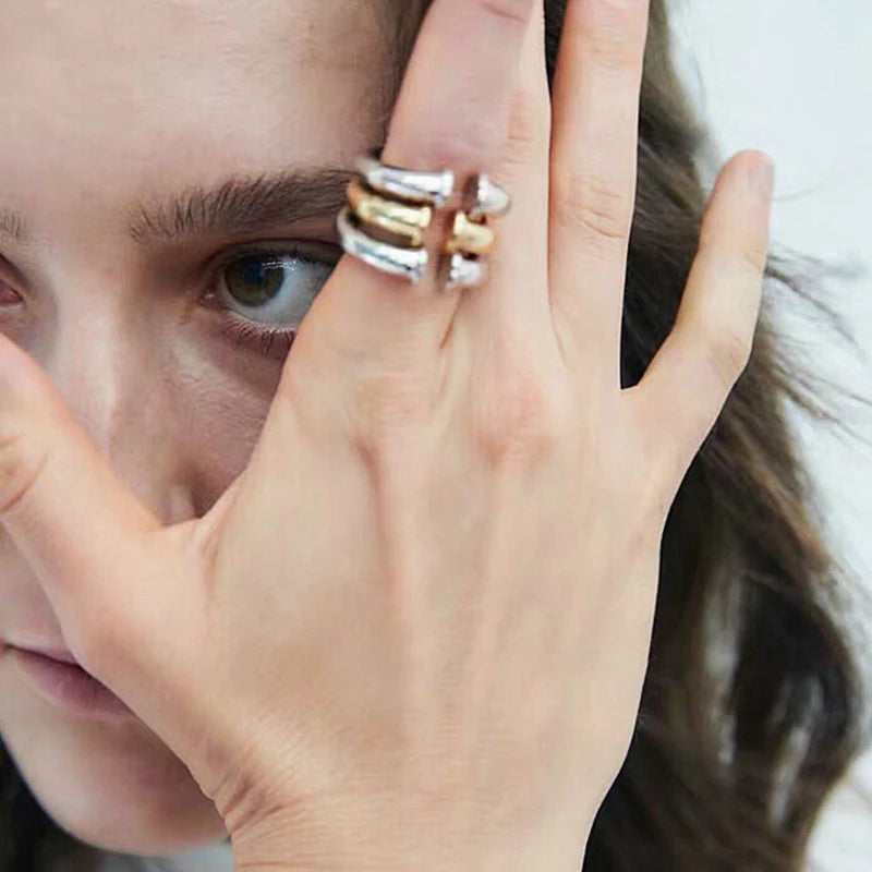 Geometric Ear Cuff Clip Earrings