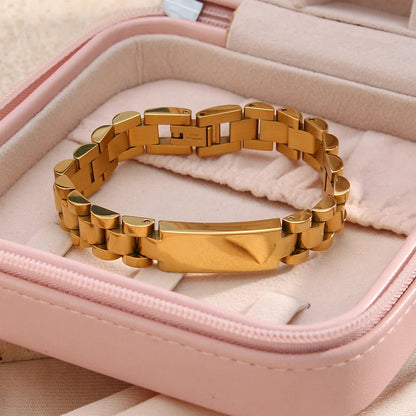 Elegant High-Resilience CZ Chain Bracelet
