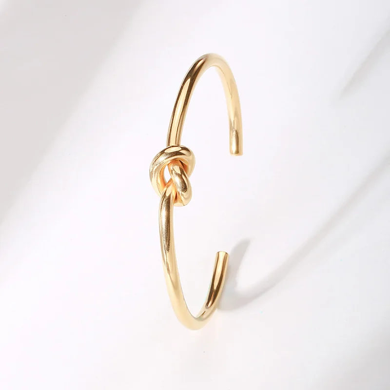 Knot Open Cuff Bangle