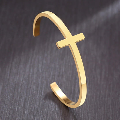 Signature Cross Cuff Bracelet
