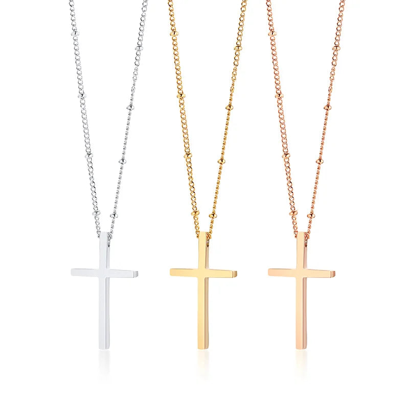 Classic Cross Pendant Necklace