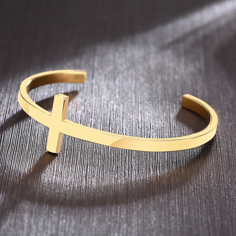 Signature Cross Cuff Bracelet