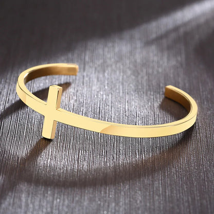 Signature Cross Cuff Bracelet