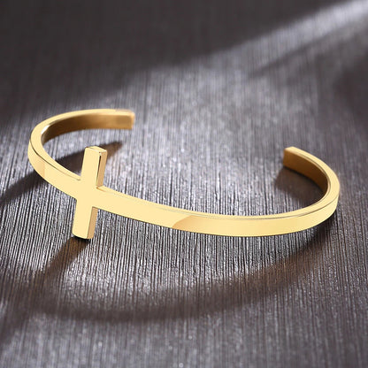 Signature Cross Cuff Bracelet