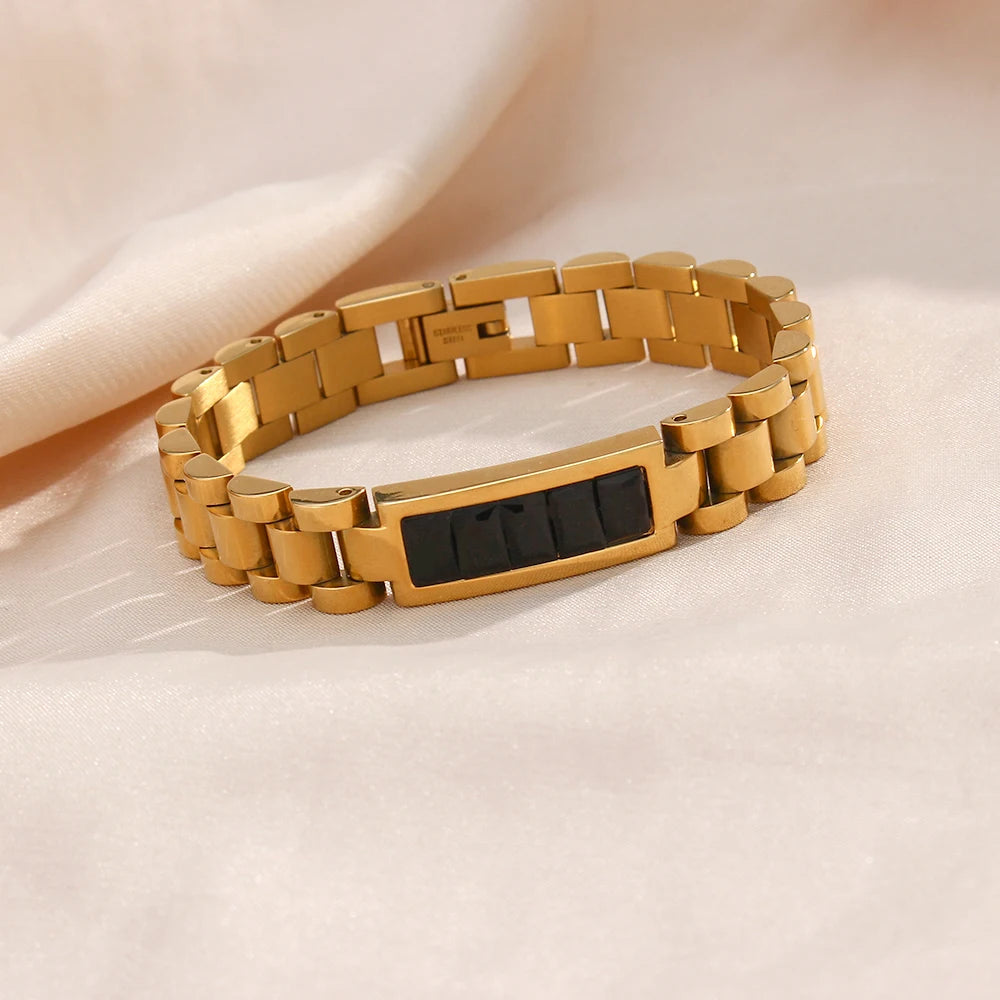 Elegant High-Resilience CZ Chain Bracelet