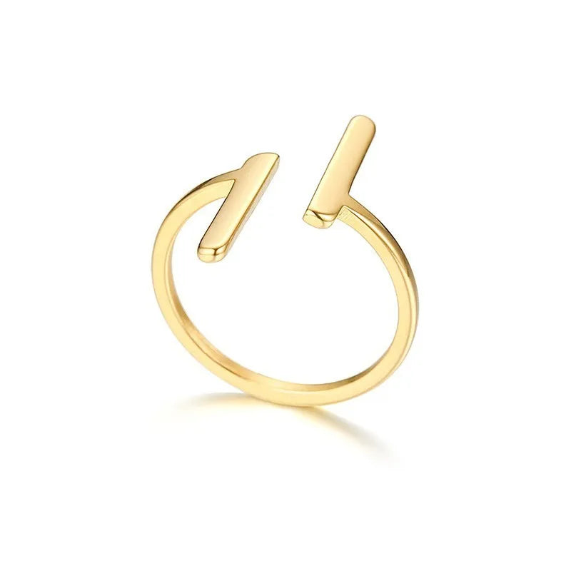 Double Bar Open Ring