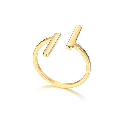 Double Bar Open Ring