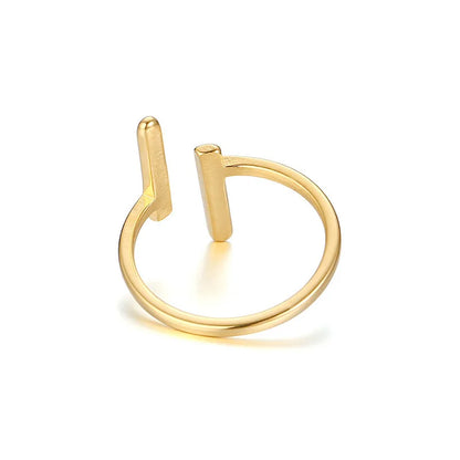 Double Bar Open Ring