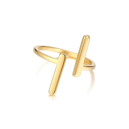 Double Bar Open Ring