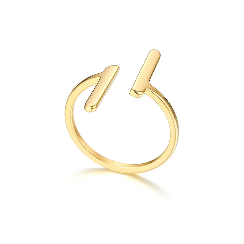 Double Bar Open Ring