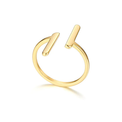 Double Bar Open Ring