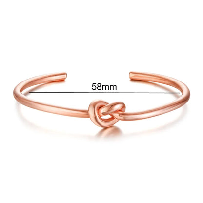 Knot Open Cuff Bangle