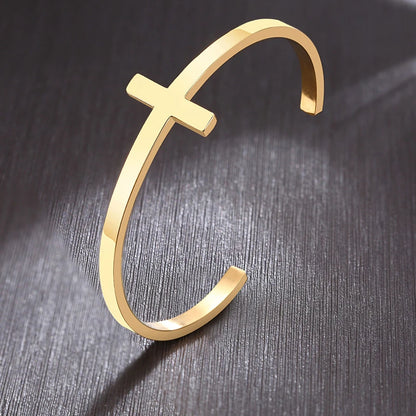 Signature Cross Cuff Bracelet