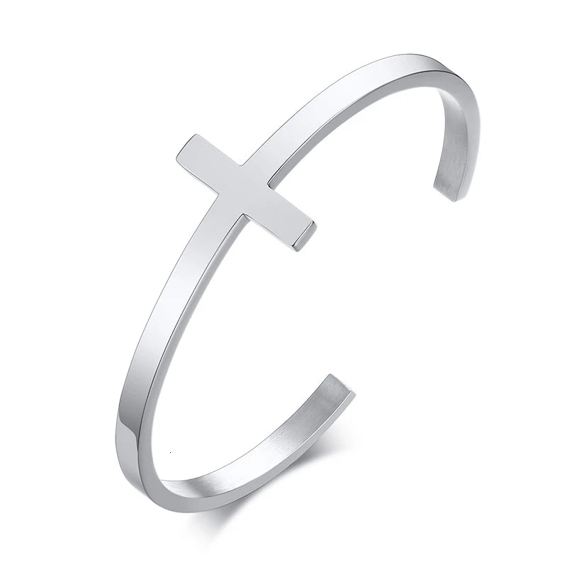 Signature Cross Cuff Bracelet