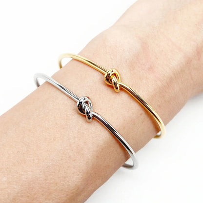 Knot Open Cuff Bangle