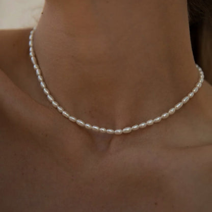 Avaria Freshwater Pearl Choker Necklace