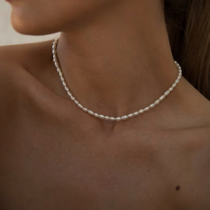 Avaria Freshwater Pearl Choker Necklace