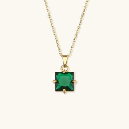 Elegant Jade Diamond Necklace