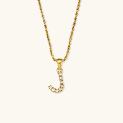 Maeve Personalized Diamond Letter Initial Necklace