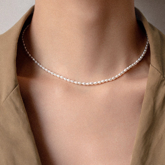 Avaria Freshwater Pearl Choker Necklace