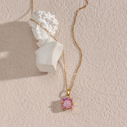 Elegant Jade Diamond Necklace