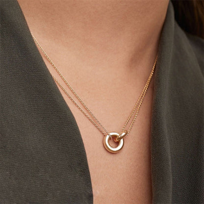 Elegant Sabrina Gold Necklace