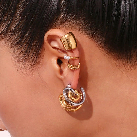 Irregular Statement Drop Earrings