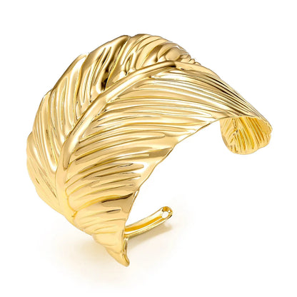 Leaf Cuff Bangle