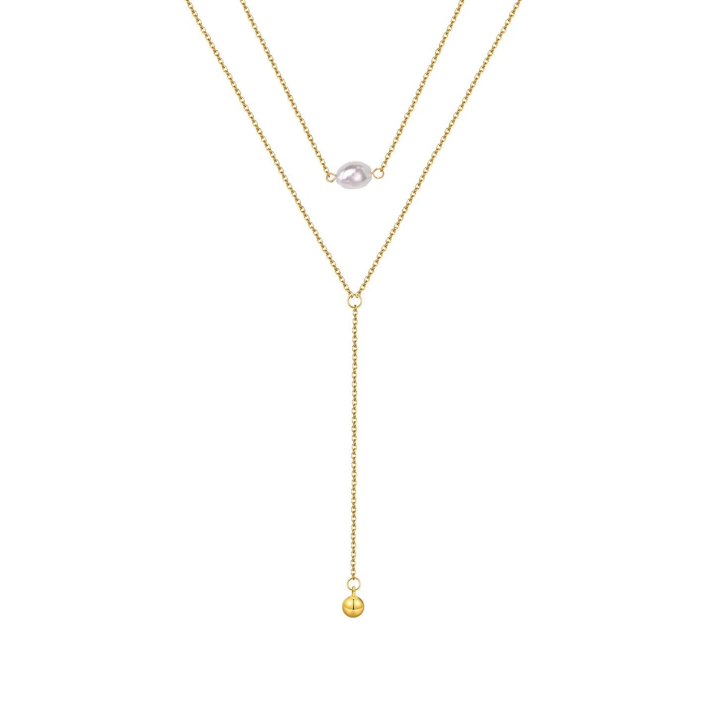 Layered Lariat Necklace