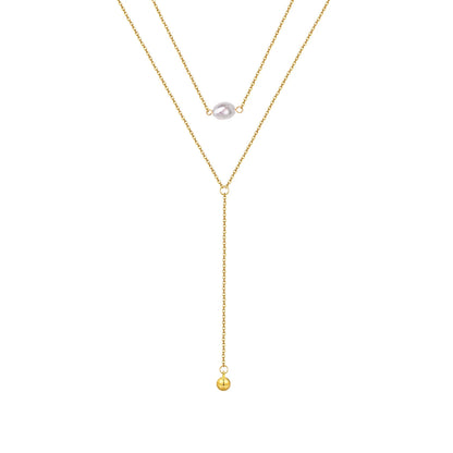 Layered Lariat Necklace