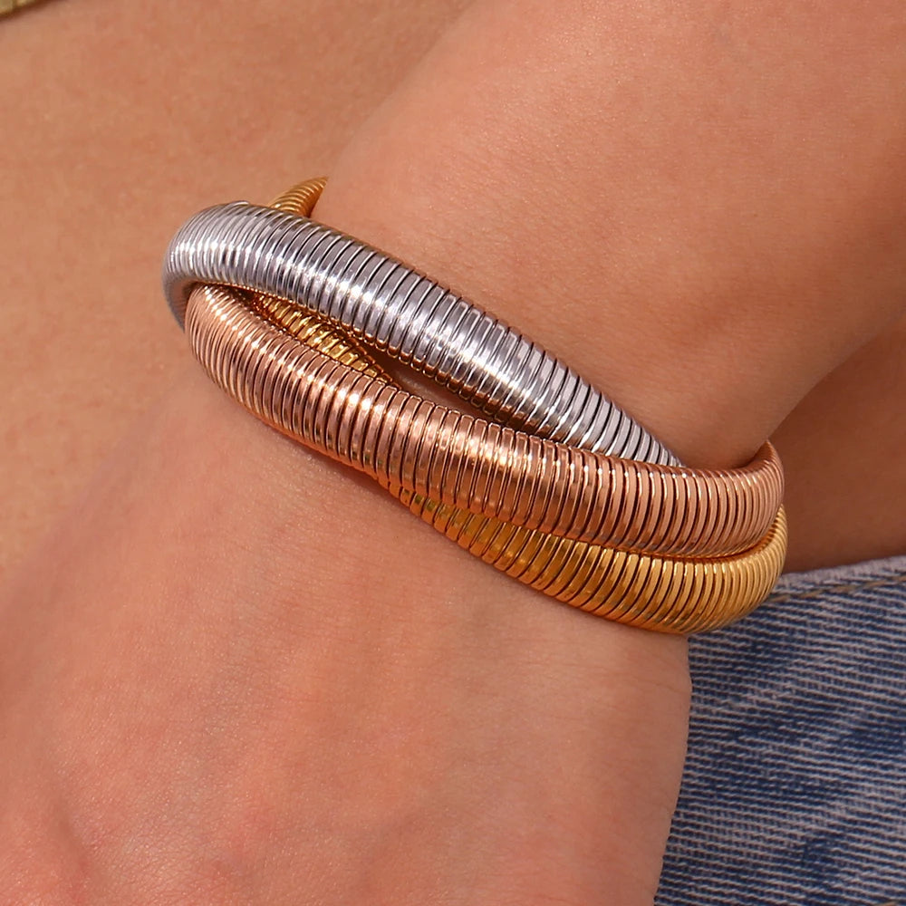 Minimalist Cuff Bangle Set
