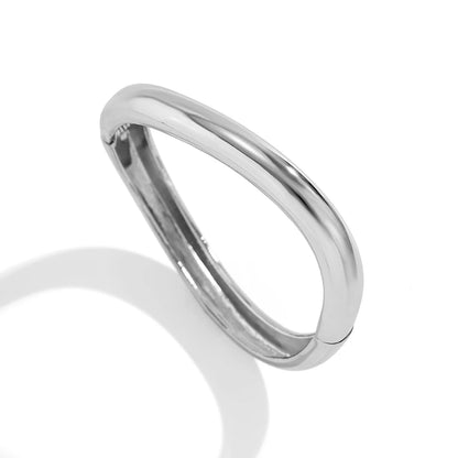 Bold Sculptural Cuff Bangle