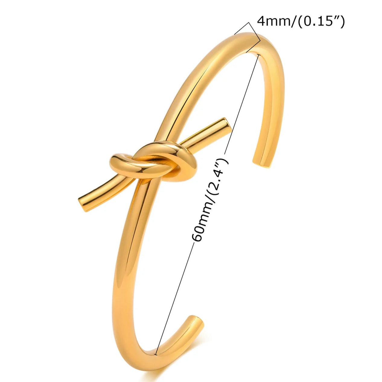 Knotted Cuff Bracelet