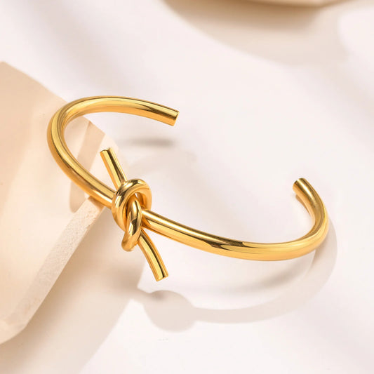 Knotted Cuff Bracelet