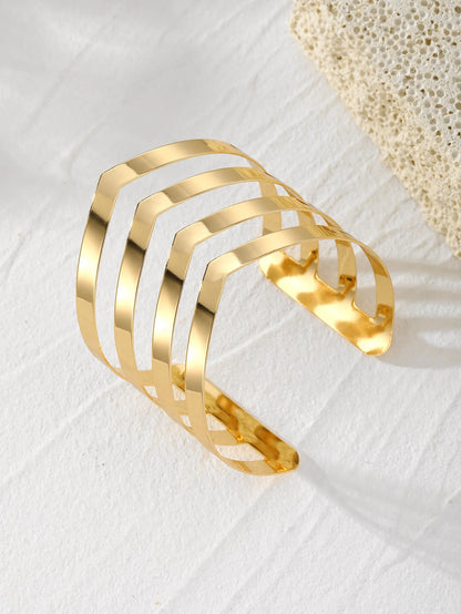 Leaf Cuff Bangle