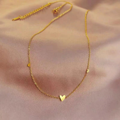 Heart Clavicle Necklace