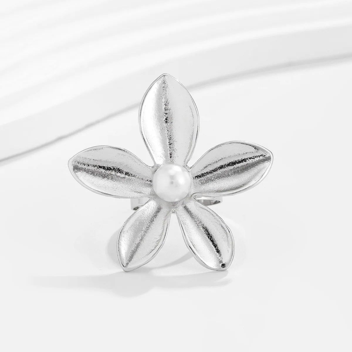 Irregular Pearl Statement Ring
