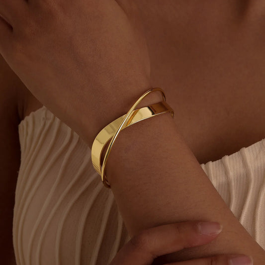 Classic Twisted Cuff Bangle