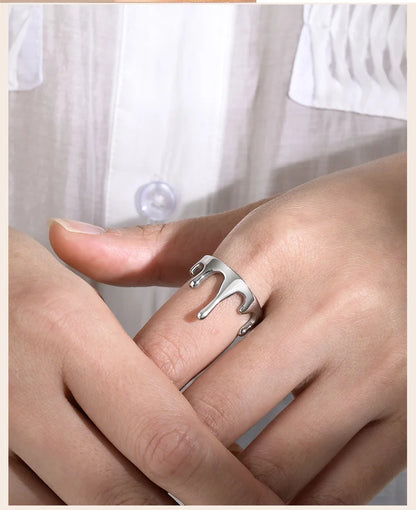 Dripping & Pouring Statement Ring