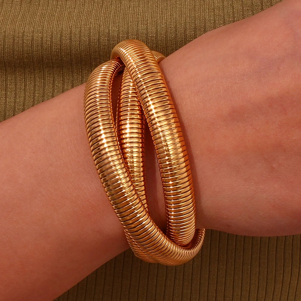 Minimalist Cuff Bangle Set