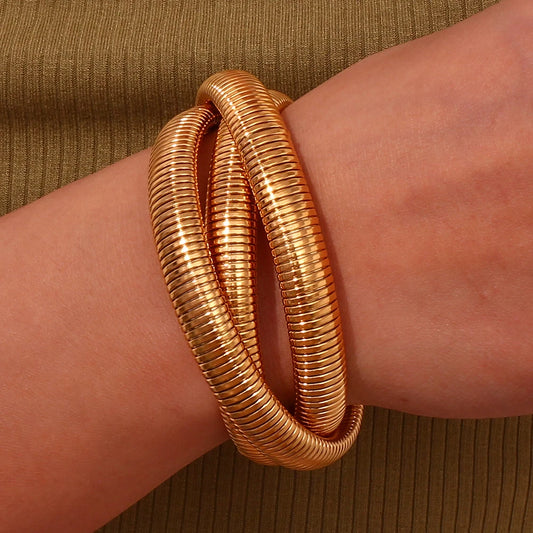 Minimalist Cuff Bangle Set